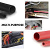 Picture of Young4us 2 Pack 3/8" Heat Shrink Tube 3:1 Adhesive-Lined Heat Shrinkable Tubing Black&RED 4Ft