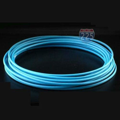 Picture of 225FWY 100 FT 1/8" 3mm Polyolefin Blue Heat Shrink Tubing 2:1 Ratio