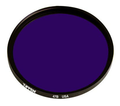 Picture of Tiffen 6247B 62mm 47B Filter (Blue)