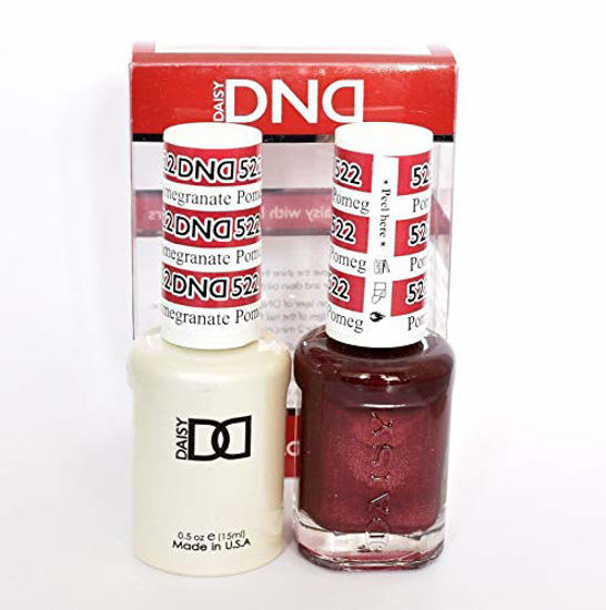 Picture of DND Gel and Matching Polish #522 pomegranate