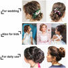 Picture of Messy Bun Hair Piece, HOOJIH Tousled Updo Hair Extensions Hair Bun Curly Wavy Ponytail Hair Piece Hair Scrunchies with Elastic Band for Women Girls 1PCS - Dark Brown 4/4k