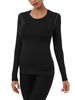 Picture of Neleus Women's 3 Pack Dry Fit Athletic Compression Long Sleeve T Shirt,Black,Small