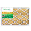 Picture of FilterBuy 11.25x19.25x1 MERV 11 Pleated AC Furnace Air Filter, (Pack of 2 Filters), 11.25x19.25x1 - Gold