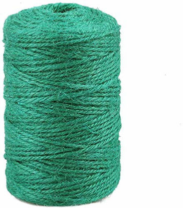 Natural Jute Twine 328 Feet 2mm 3ply Heavy Duty Jute Rope String Perfect  for Arts Crafts Mason Jars Gifts Present Wedding Decorations Home 