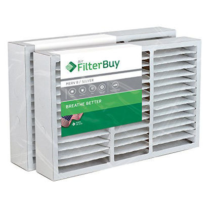 Picture of FilterBuy 20x25x5 Amana Goodman Coleman York FS2025 Compatible Pleated AC Furnace Air Filters (MERV 8, AFB Silver). Replaces Totaline P102-BB20, Five Seasons FSBB2025 and more. 2 Pack.