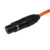 Picture of LyxPro 30 Feet XLR Microphone Cable Balanced Male to Female 3 Pin Mic Cord for Powered Speakers Audio Interface Professional Pro Audio Performance and Recording Devices - Orange