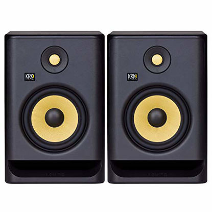 Picture of KRK RP7 Rokit 7 G4 Professional Bi-Amp 7" Powered Studio Monitor Pair, Black