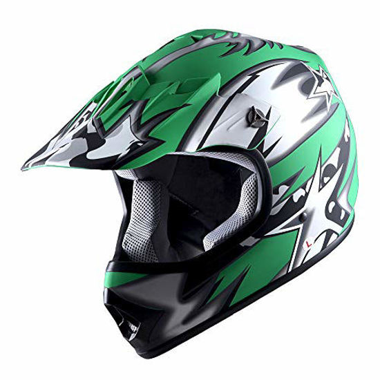 Wow youth kids motocross bmx clearance mx atv dirt bike helmet