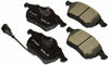 Picture of Bosch BC687A QuietCast Premium Ceramic Disc Brake Pad Set For Select Audi 100 Quattro, A4 Quattro, A6, A8, A8 Quattro, TT, TT Quattro; Volkswagen Beetle, Golf, Jetta; Front