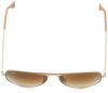 Picture of Ray-Ban Unisex-Adult RB3025 Classic Sunglasses, Matte Gold/Brown Gradient, 55 mm