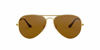 Picture of Ray-Ban Unisex-Adult RB3025 Classic Sunglasses, Gold/Brown, 58 mm