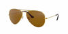 Picture of Ray-Ban Unisex-Adult RB3025 Classic Sunglasses, Gold/Brown, 58 mm