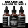 Picture of 100% Organic Cold-Pressed Jamaican Black Castor Oil (2fl Oz) by Hair Thickness Maximizer. Pure Unrefined Oils for Thickening Hair, Eyelashes, Eyebrows. Avoid Hair Loss, Thinning Hair for Men and Women