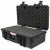 Picture of Monoprice Weatherproof / Shockproof Hard Case - Black & Weatherproof/Shockproof Hard Case - Black IP67 Level dust and Water Protection up to 1 Meter Depth with Customizable Foam, 12%22 x 10%22 x 6%22