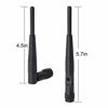 Picture of Eightwood 5dBi 2.4GHz WiFi Antenna RP-TNC Male Antennas (2-Pack) Compatible with Trimble Robotic Total Stations, Wireless Router Linksys WRT54G WRT54GL WRT54GS WAP54G