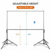 Picture of Yesker 9.2X 10 ft Photo Video Studio Background Support Stand, Adjustable Heavy Duty Photography Backdrop Support System Kit for Photoshoot Party Video Creator