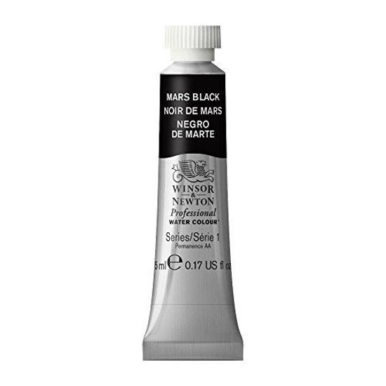 Picture of Winsor & Newton Professional Water Colour Paint, 5ml tube, Mars Black