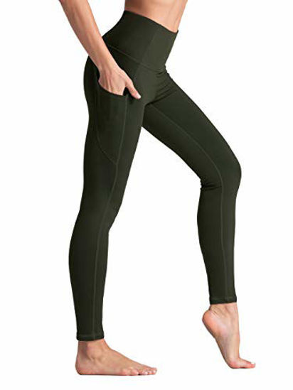 High Waist Yoga Pants with Pockets, Tummy Control Workout Running