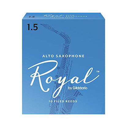 Picture of Royal Alto Sax Reeds, Strength 1.5, 10-pack