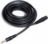 Picture of Movo MC10 3.5mm Audio Cable - 3.5mm TRS Female to Male 10ft Extension Cord for Microphones, Headphones, and More