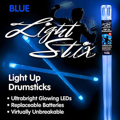 Picture of Light Stix LED Light Up Drumsticks (Blue)