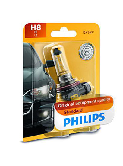 Picture of Philips 12360B1 H8 Standard Halogen Replacement Headlight Bulb, 1 Pack