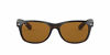 Picture of Ray-Ban unisex adult Rb2132 New Wayfarer Sunglasses, Light Havana/Brown, 58 mm US