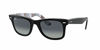 Picture of Ray-Ban unisex adult Rb2140 Original Wayfarer Sunglasses, Black/Light Grey Blue Gradient, 50 mm US