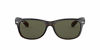 Picture of Ray-Ban unisex adult Rb2132 New Wayfarer Polarized Sunglasses, Tortoise/Polarized Green, 58 mm US