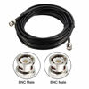 Picture of uxcell BNC Male to BNC Male Coax Cable RG58 Low Loss RF Coaxial Cable 50 ohm 25 ft