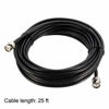 Picture of uxcell BNC Male to BNC Male Coax Cable RG58 Low Loss RF Coaxial Cable 50 ohm 25 ft