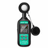 Picture of HONUTIGE Digital Luxmeter Light Meter Digital lluminanc Meter Portable Handheld Lux Meter with 4 Digit Color LCD Screen, with Range up to 200,000 Lux and Ambient Temperature