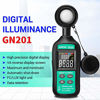 Picture of HONUTIGE Digital Luxmeter Light Meter Digital lluminanc Meter Portable Handheld Lux Meter with 4 Digit Color LCD Screen, with Range up to 200,000 Lux and Ambient Temperature