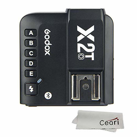 Picture of Godox X2T-O TTL Wireless Flash Trigger for Olympus Panasonic, Support 1/8000s HSS Function, 5 Dedicated Group Button and 3 Function Button for Quick Setting