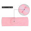 Picture of Facial Spa Headband - 3 Pcs Makeup Shower Bath Wrap Sport Headband Terry Cloth Adjustable Stretch Towel with Magic Tape