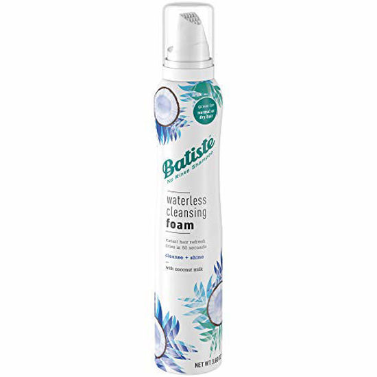 Picture of Batiste Waterless Cleansing Foam Cleanse + Shine with Coconut Milk, 3.6 OZ