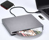 Picture of External DVD Drive USB 3.0/Type-C Portable Slot-in CD/DVD+/-RW Burner Player USB C Superdrive CD ROM for Laptop Mac MacBook Pro Air Windows Desktop PC (Grey)