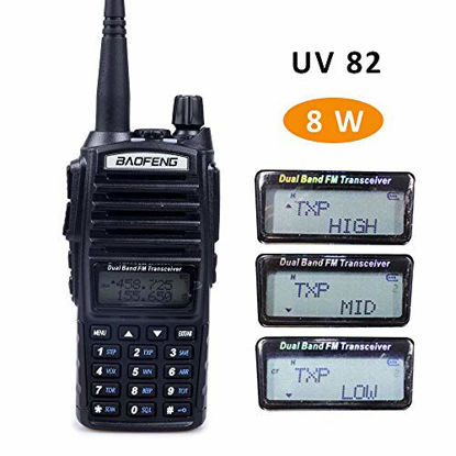 1pc 8w High Power Baofeng Walkie Talkie UV-5R Handheld Walkie Talkie With  Dual Band Dual Frequency (Uhf/Vhf), Outdoor Camping/Hiking/Fishing  Communication Device With Led Flashlight Function