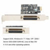 Picture of Print Port LPT Card for DOS Windows MAC Linux, fosa PCIE to Parallel Port Card PCI-E LPT Printer Card 9805 Chip, Support SPP PS2 EPP & ECP Mode