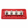 Picture of T Tocas 300A Bus Bars Heavy Duty Module Design Power Distribution Block Busbar Box with 4X M8(5/16") Terminal Studs(Red)