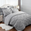 Picture of Bedsure King Comforter Sets King Size Comforter Set King Comforter 8 Pieces Grey - 1 Bed in A Bag (102x90 Inches), 2 Pillow Shams, 1 Flat Sheet, 1 Fitted Sheet, 1 Bed Skirt, 2 Pillowcases