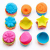 Picture of To encounter Silicone Cupcake Baking Cups 36 Pack Non Stick Cake Molds Sets 9 Shapes Silicone Muffin Pan for Baking Silicone Muffin Liners