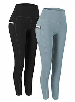 IUGA Fleece Lined Bootcut Yoga Pants with Pockets for Women Thermal Bootleg  Pant