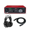 Picture of Focusrite Scarlett Solo 3rd Gen USB Audio Interface Bundle with Headphones and XLR Cable