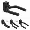 Picture of Guitar Wall Mount Hanger 4 Pack Black Guitar Hanger Wall Hook Holder Stand Display with Screws - Easy To Install - Fits All Size Guitars, Bass, Mandolin, Banjo, Ukulele