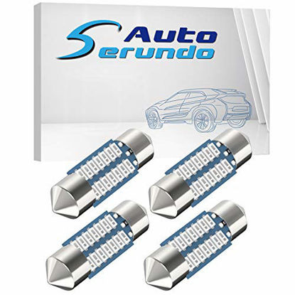 Serundo Auto DE3175 Led Car Bulb 31mm 1.22in Led Festoon Bulb, DE3021  DE3022 DE3023 6428 6430 7065 Led Festoon Bulb, 6000k White Super Bright  Interior