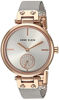 Picture of Anne Klein Women's Swarovski Crystal Accented Rose Gold-Tone and Silver-Tone Mesh Bracelet Watch