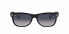 Picture of Ray-Ban Unisex New Wayfarer Polarized Sunglasses, Black/Polarized Blue/Grey Gradient, Blue Gradient Grey, 55mm