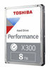 Picture of Toshiba X300 8TB Performance & Gaming 3.5-Inch Internal Hard Drive - CMR SATA 6 GB/s 7200 RPM 256 MB Cache - HDWR180XZSTA