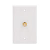 Picture of VCE Single RCA Connector Wall Plate for Subwoofer Audio Port-White